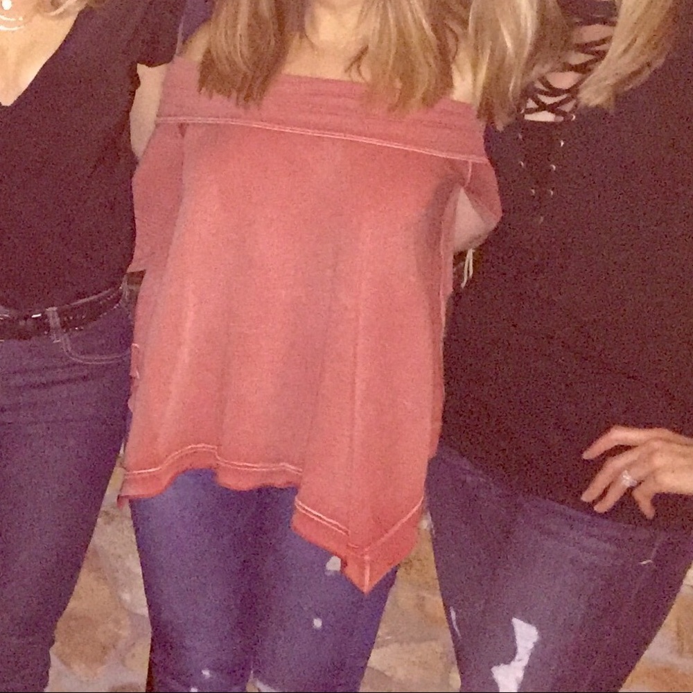 Free People off the shoulder sweater
